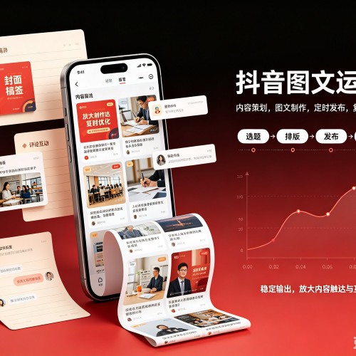 岭东抖音图文代运营服务